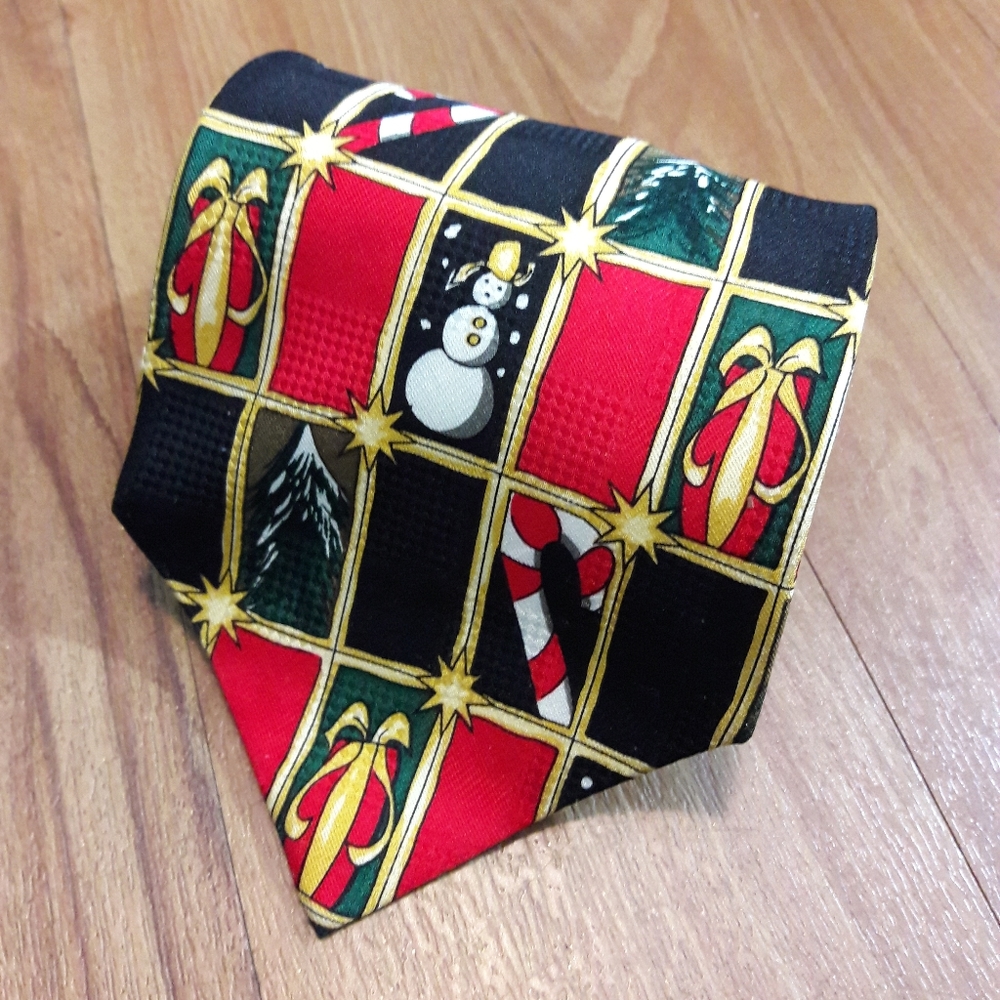 🦋 XYZ INC Mens Christmas Necktie Classic Novelty Tie